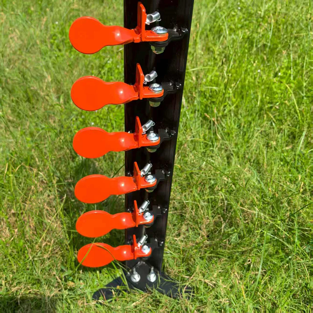 Thickened Metal Target Sheets: 5MM, 8 Shooting Metal Targets with Gradually Increasing Difficulty - Dueling Tree Targets