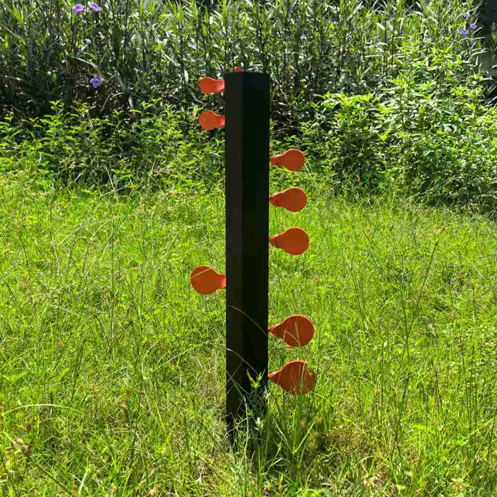 Thickened Metal Target Sheets: 5MM, 8 Shooting Metal Targets with Gradually Increasing Difficulty - Dueling Tree Targets