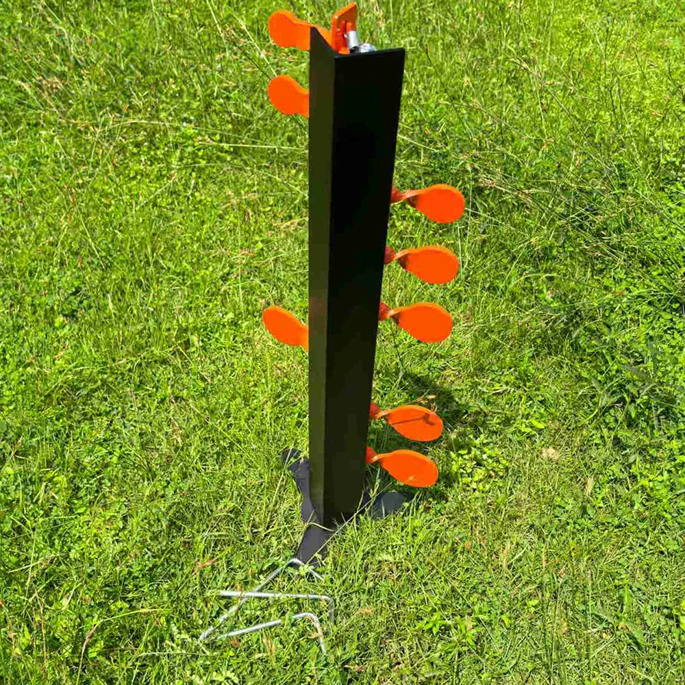 Thickened Metal Target Sheets: 5MM, 8 Shooting Metal Targets with Gradually Increasing Difficulty - Dueling Tree Targets