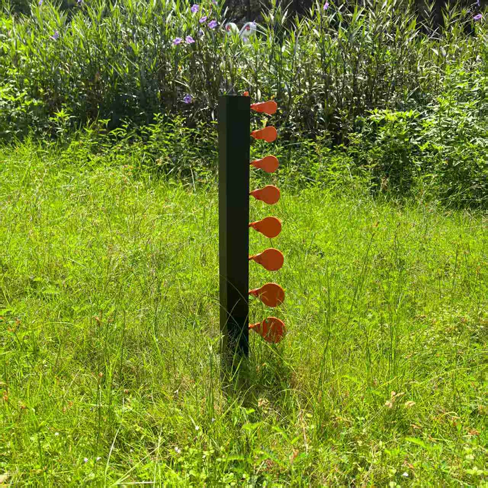 Thickened Metal Target Sheets: 5MM, 8 Shooting Metal Targets with Gradually Increasing Difficulty - Dueling Tree Targets