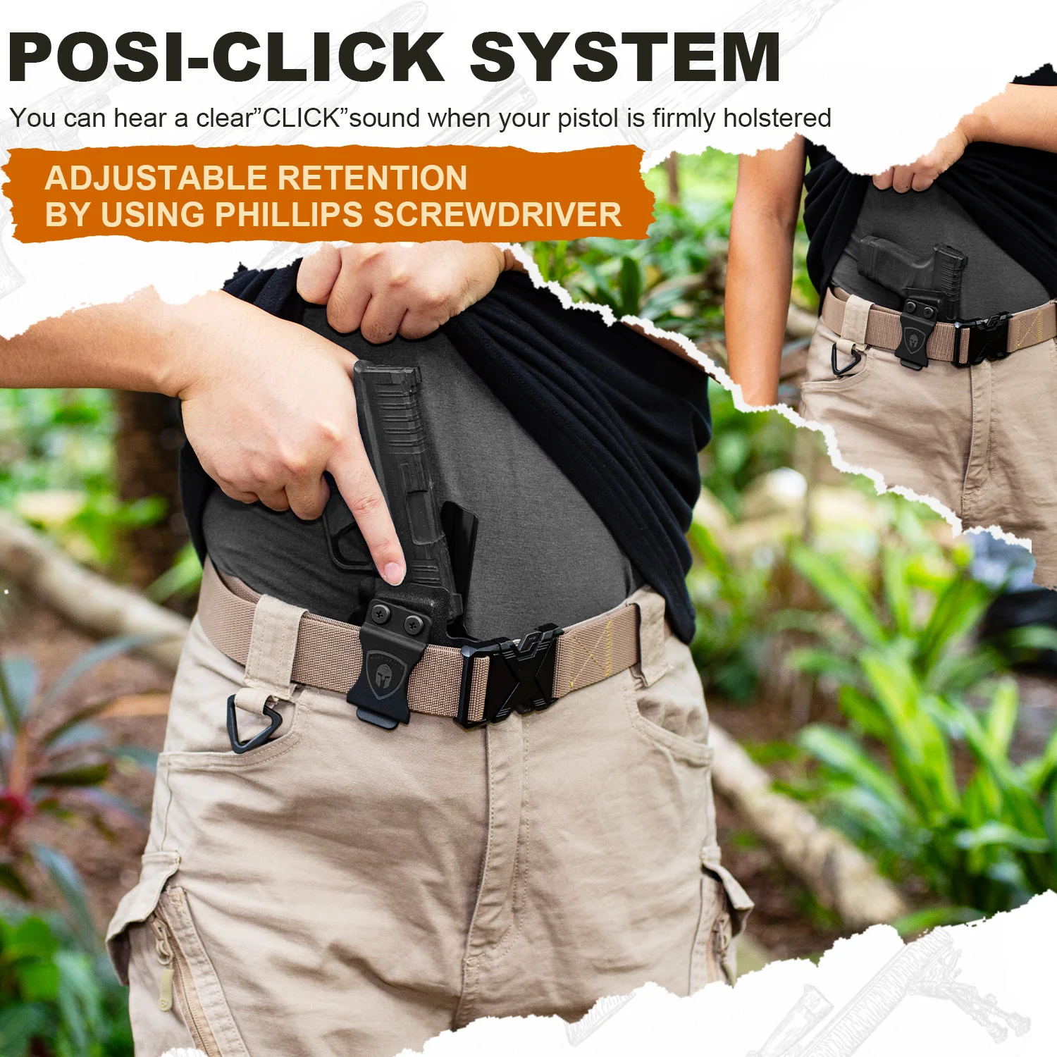 Only Fit Hellcat PRO Holster IWB KYDEX With Optic Cut,Fit Springfield Armory Only Hellcat PRO OSP Right Hand And Left Hand