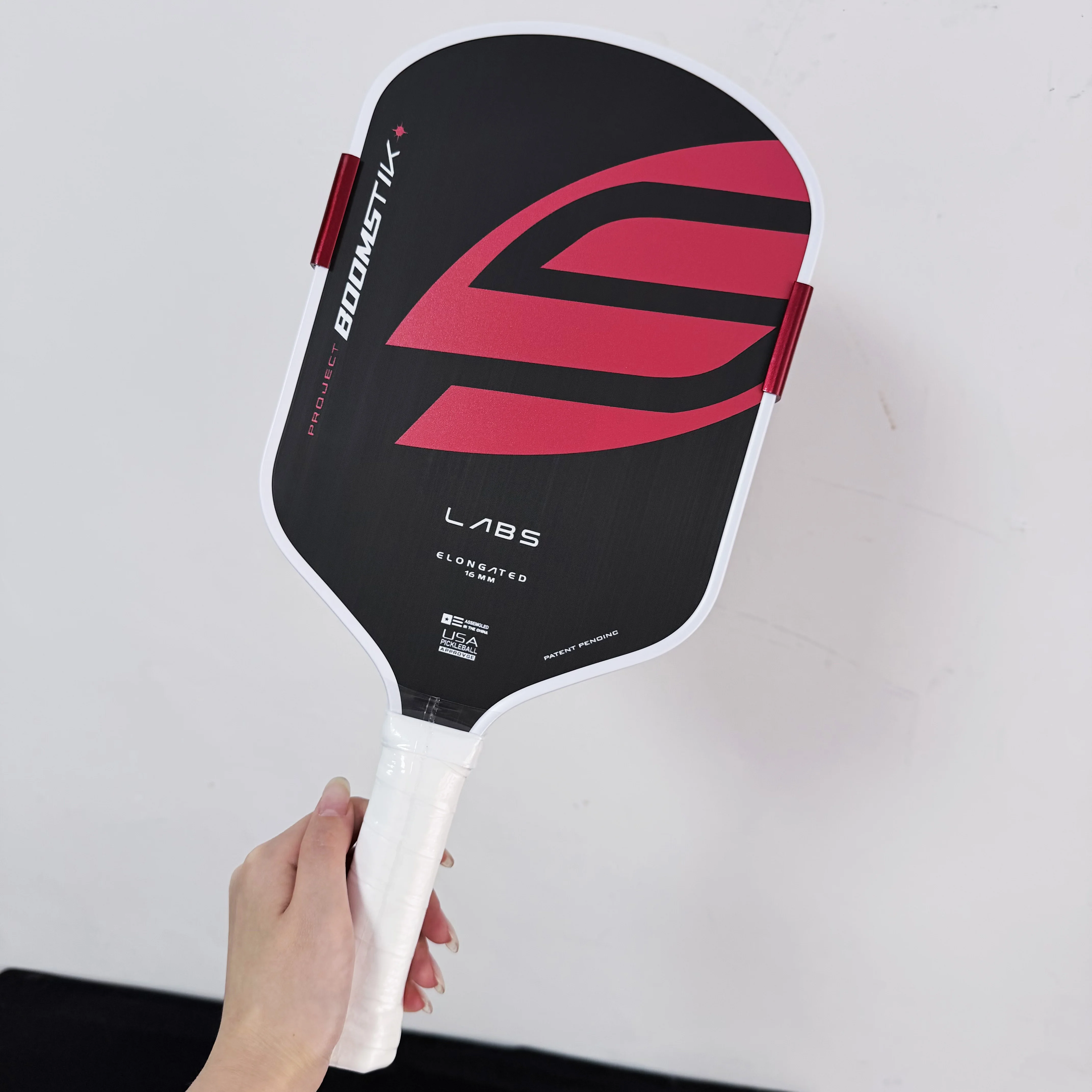 LABS Project Boomstk Elongated Pickleball Paddle 16mm Boom Core Racket Pure Foam Paddle