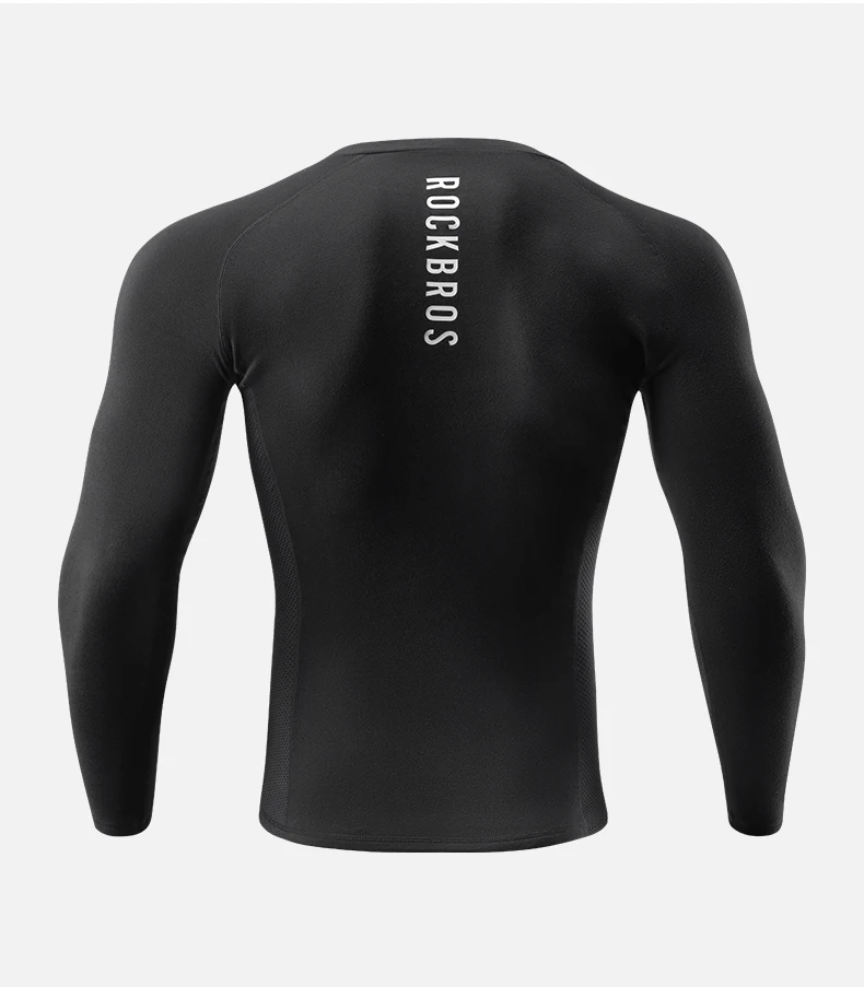 ROCKBROS Autumn Winter Cycling Jersey Warm Fleece Thermal Pullover Shirt Outdoor Sports Undershirt Men Women Cycling Clothing