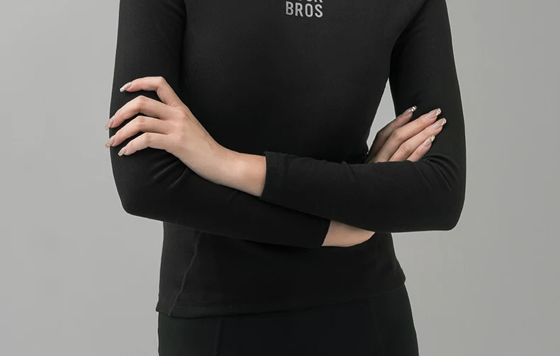 ROCKBROS Autumn Winter Cycling Jersey Warm Fleece Thermal Pullover Shirt Outdoor Sports Undershirt Men Women Cycling Clothing