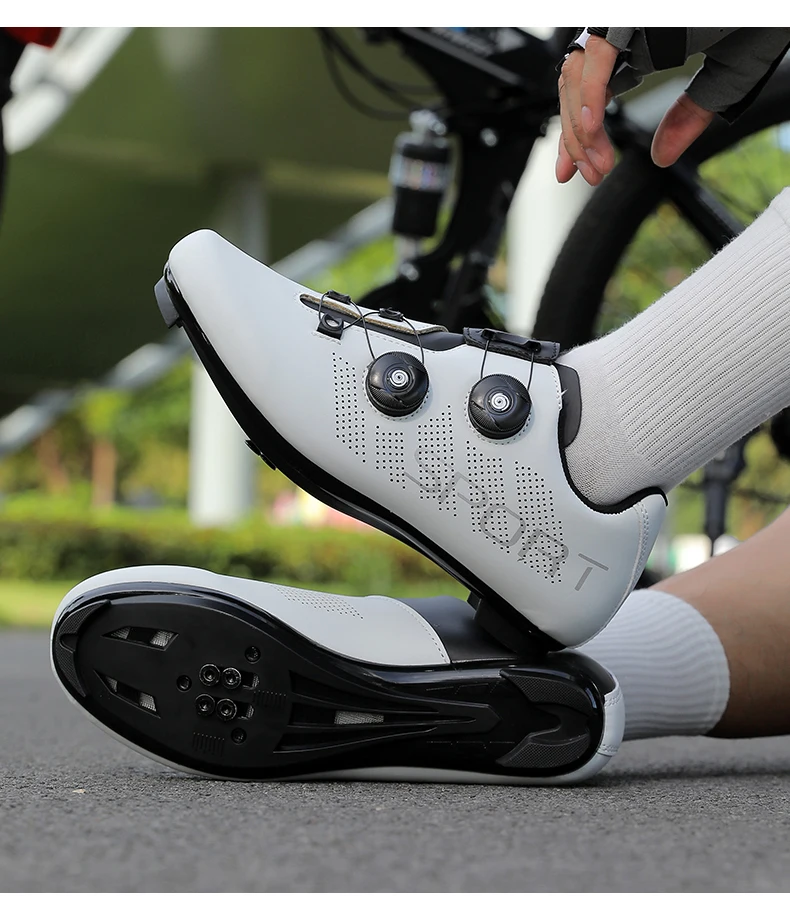 Breathable Cycling Shoes MTB Bike Shoes Men Racing Contest Self-Locking Speed Bicycle Sneakers Women Cleat Road Cycling Footwear