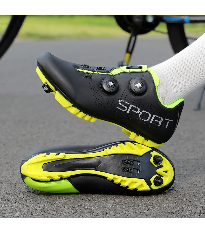 Breathable Cycling Shoes MTB Bike Shoes Men Racing Contest Self-Locking Speed Bicycle Sneakers Women Cleat Road Cycling Footwear