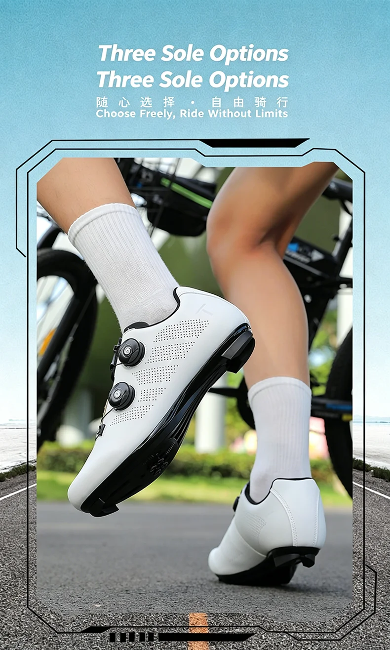 Breathable Cycling Shoes MTB Bike Shoes Men Racing Contest Self-Locking Speed Bicycle Sneakers Women Cleat Road Cycling Footwear