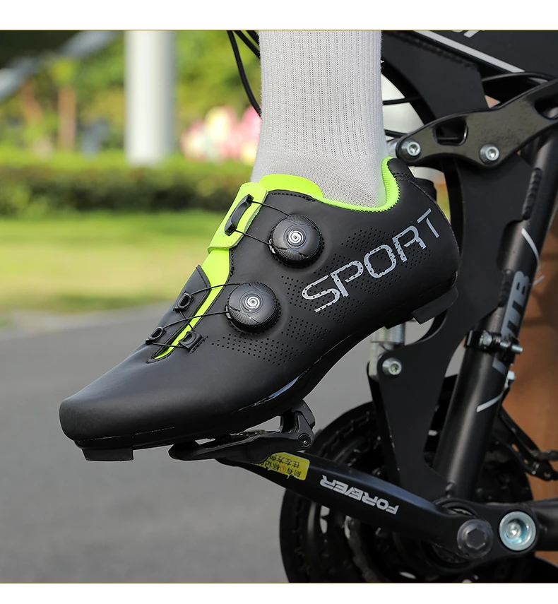 Breathable Cycling Shoes MTB Bike Shoes Men Racing Contest Self-Locking Speed Bicycle Sneakers Women Cleat Road Cycling Footwear