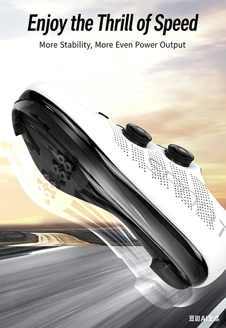 Breathable Cycling Shoes MTB Bike Shoes Men Racing Contest Self-Locking Speed Bicycle Sneakers Women Cleat Road Cycling Footwear