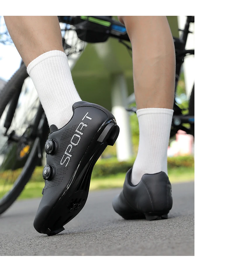 Breathable Cycling Shoes MTB Bike Shoes Men Racing Contest Self-Locking Speed Bicycle Sneakers Women Cleat Road Cycling Footwear