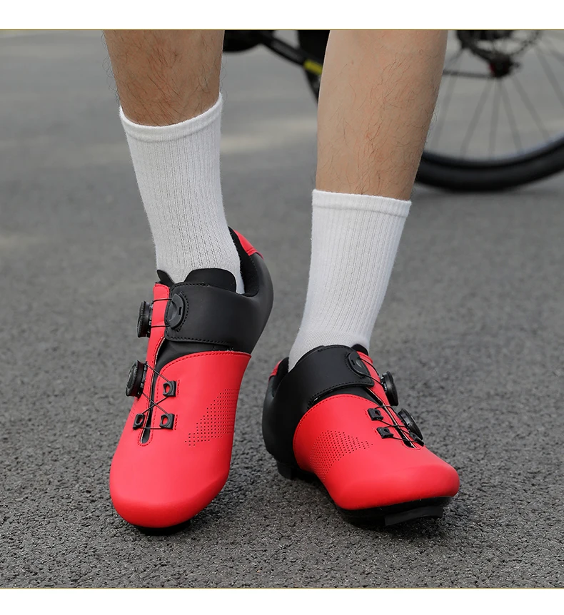 Breathable Cycling Shoes MTB Bike Shoes Men Racing Contest Self-Locking Speed Bicycle Sneakers Women Cleat Road Cycling Footwear