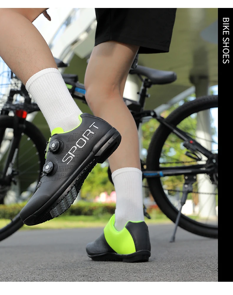 Breathable Cycling Shoes MTB Bike Shoes Men Racing Contest Self-Locking Speed Bicycle Sneakers Women Cleat Road Cycling Footwear