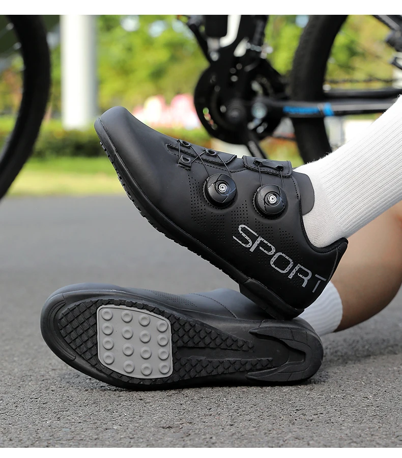 Breathable Cycling Shoes MTB Bike Shoes Men Racing Contest Self-Locking Speed Bicycle Sneakers Women Cleat Road Cycling Footwear
