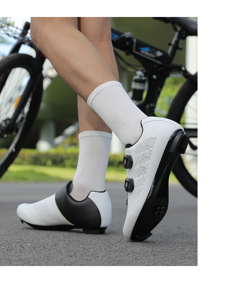 Breathable Cycling Shoes MTB Bike Shoes Men Racing Contest Self-Locking Speed Bicycle Sneakers Women Cleat Road Cycling Footwear