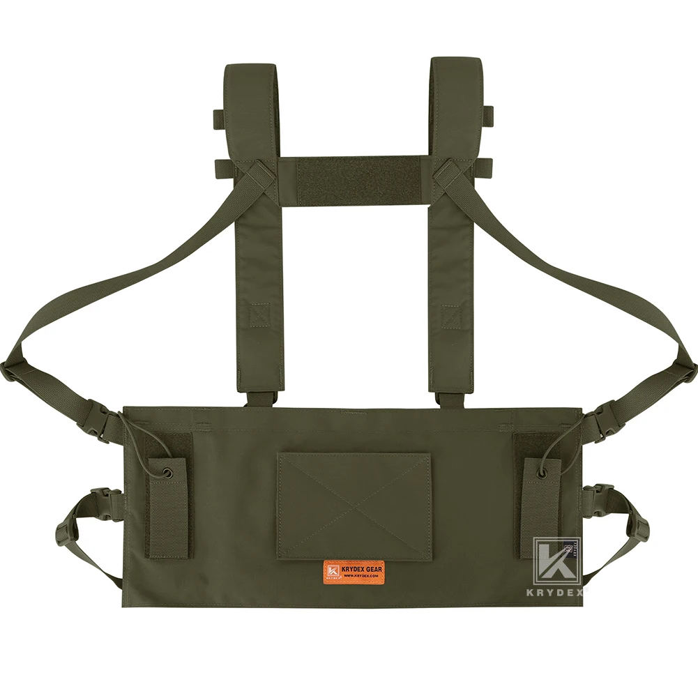 KRYDEX Tactical Chest Rig UW Gen IV Low Vis Lightweight Chest Rig Vest With Magazine Radio Tool GP Pouch H Harness Strap