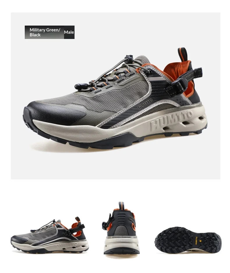 HUMTTO Breathable Sports Sneaker for Mens Summer Hiking Shoes Luxury Designer Man Outdoor Trekking Climbing Water Sneakers Men's