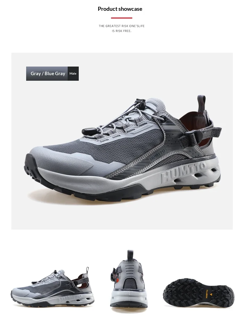 HUMTTO Breathable Sports Sneaker for Mens Summer Hiking Shoes Luxury Designer Man Outdoor Trekking Climbing Water Sneakers Men's
