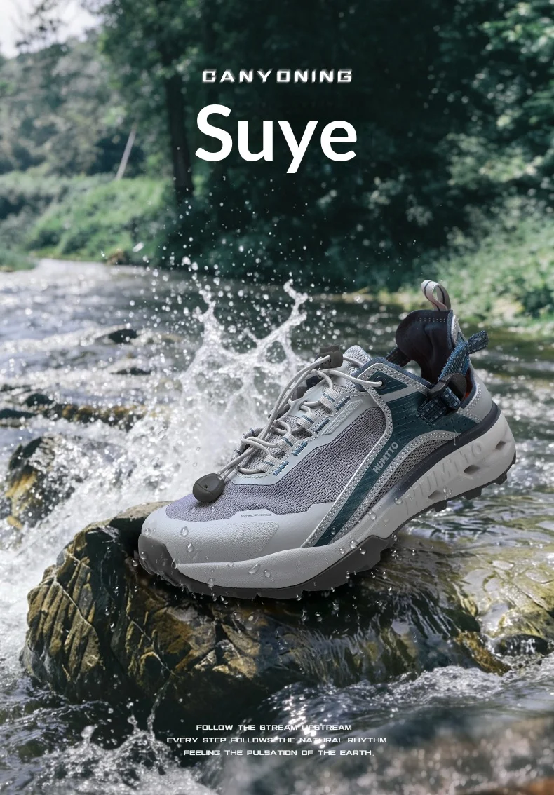 HUMTTO Breathable Sports Sneaker for Mens Summer Hiking Shoes Luxury Designer Man Outdoor Trekking Climbing Water Sneakers Men's