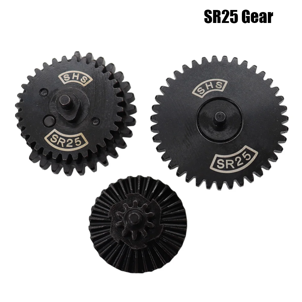 SHS CNC Steel Cutting Hight Speed High Torque Gear Set For AEG Gearbox SR25/9:1/12:1/13:1/16:1/18:1/100:200/100:300 Gear Set