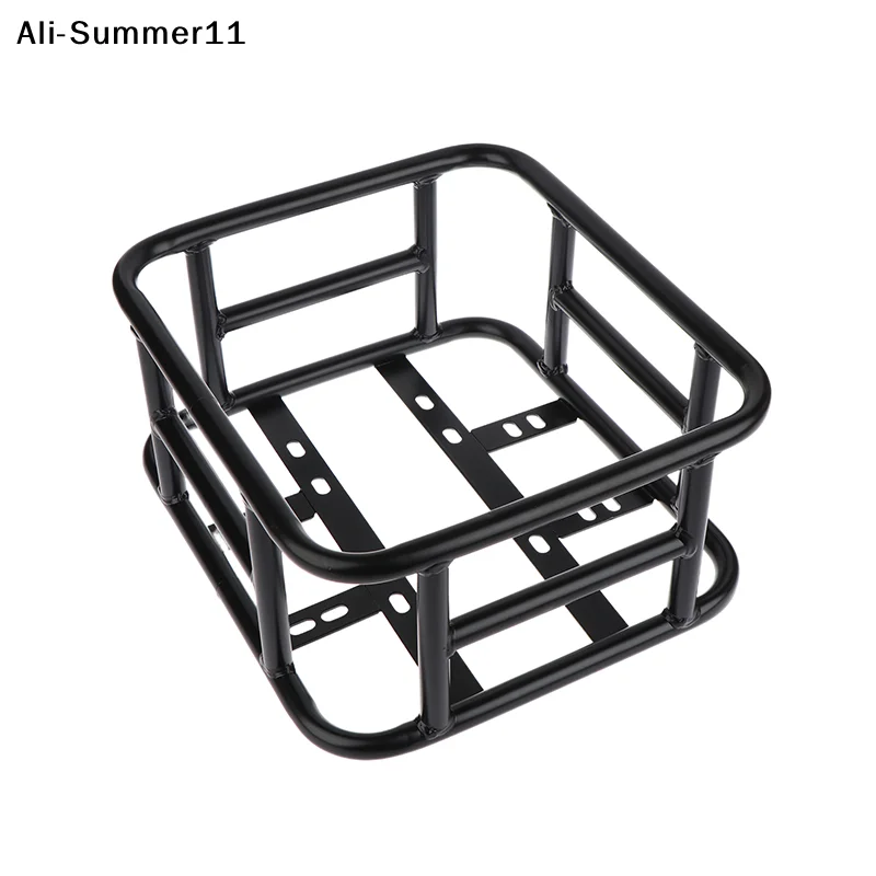 【Wq0】【】Rear Bike Basket Bicycle Cargo Rack Bag Large Capacity E-Bike Basket Bike Baskets Rear Removable Metal Rack For Most Bike