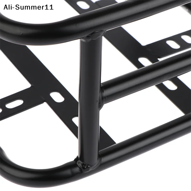 【Wq0】【】Rear Bike Basket Bicycle Cargo Rack Bag Large Capacity E-Bike Basket Bike Baskets Rear Removable Metal Rack For Most Bike