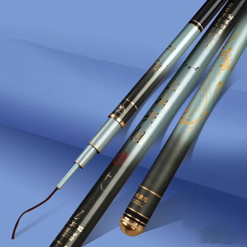 FISHINGFANS 4H 5H 6H Telescopic Fishing Rod Ultralight Super Hard Carbon Fiber Portable For Freshwater Carp Stream Pole