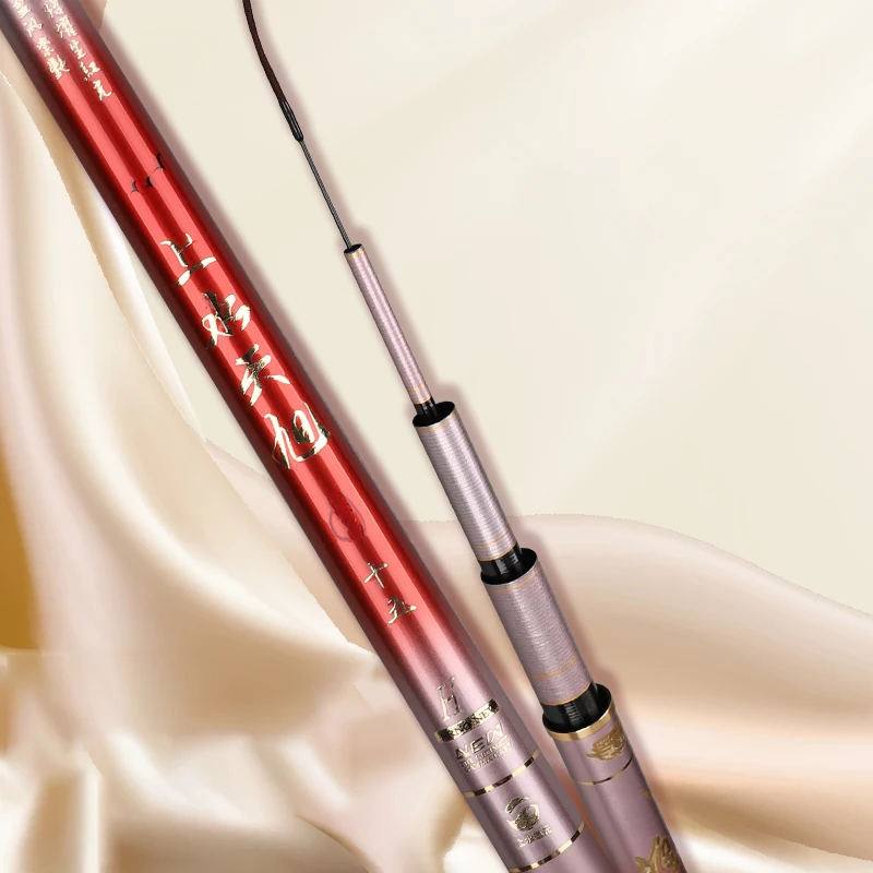 FISHINGFANS 4H 5H 6H Telescopic Fishing Rod Ultralight Super Hard Carbon Fiber Portable For Freshwater Carp Stream Pole