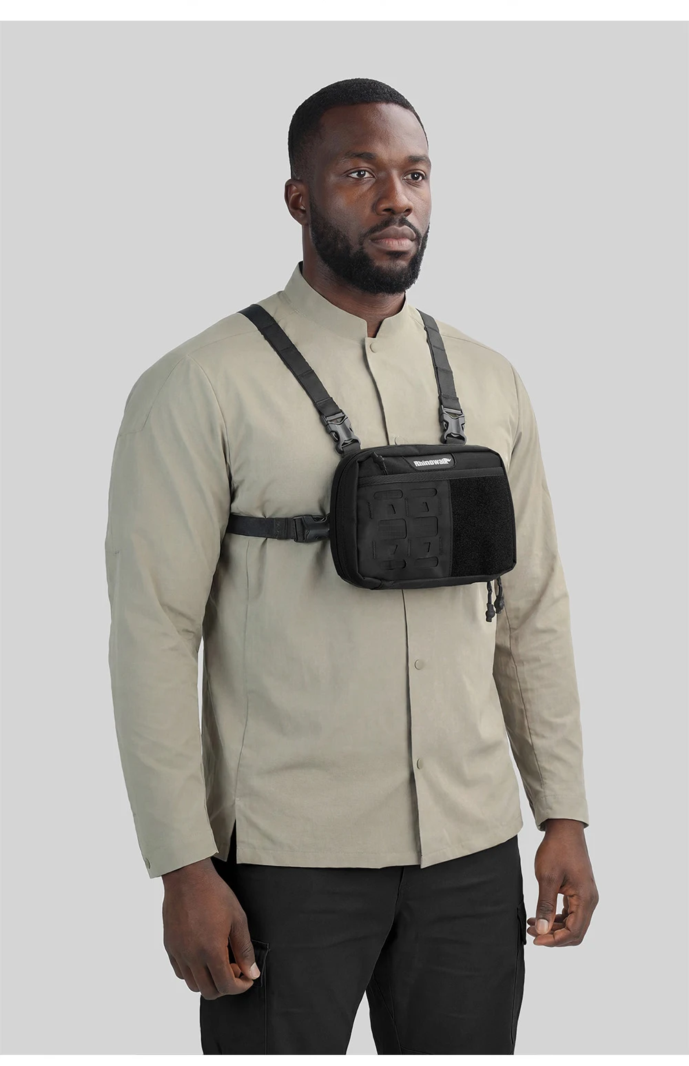 Rhinowalk Motorcycle Chest Bag Vest Crossbody Bags Cycling Multifunctional Tactical Excluding Backpack