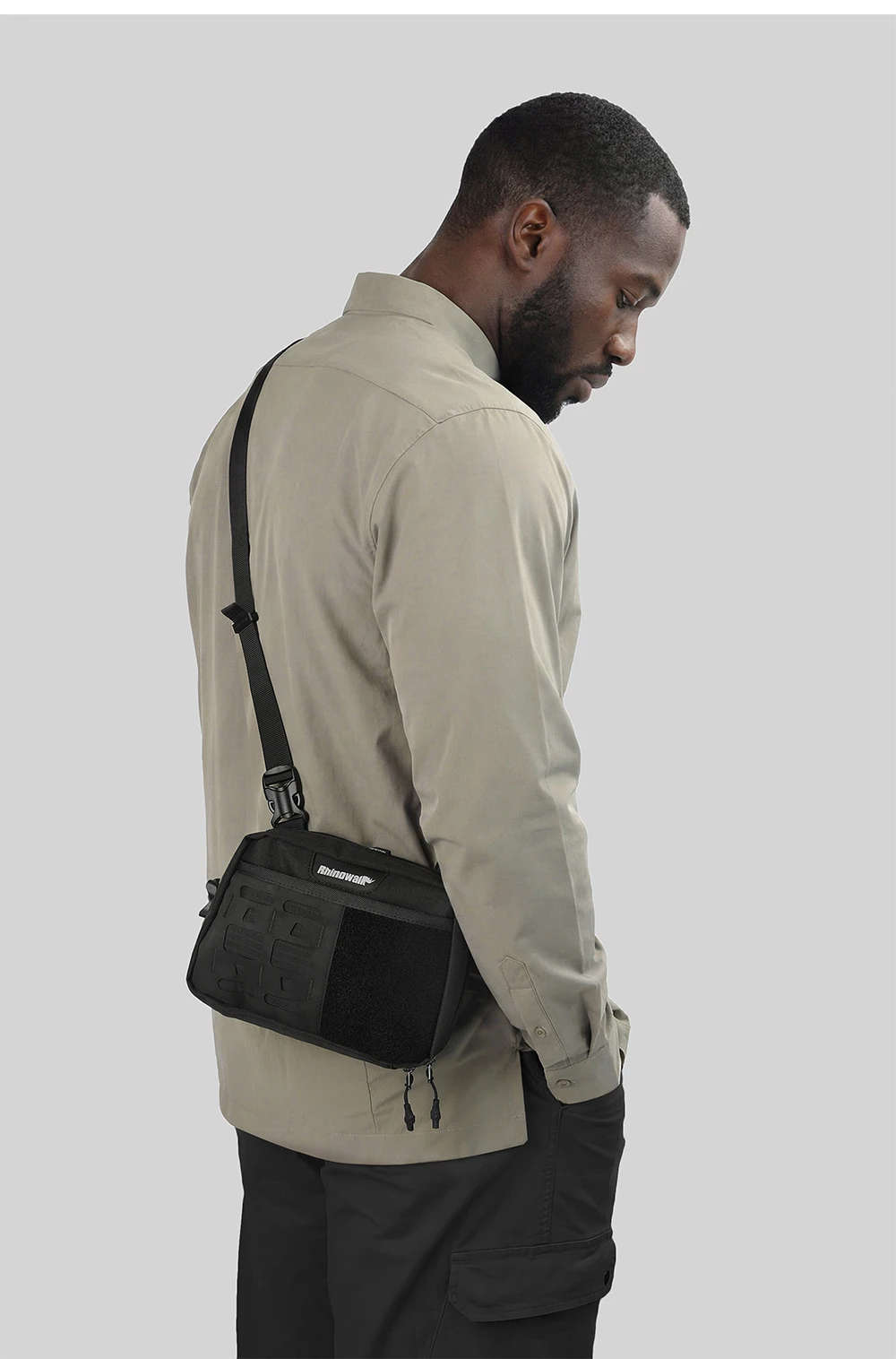 Rhinowalk Motorcycle Chest Bag Vest Crossbody Bags Cycling Multifunctional Tactical Excluding Backpack
