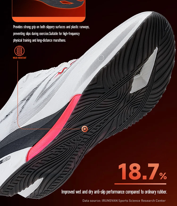 IRUNSVAN Men's Full Palm Carbon Plate Marathon Running Shoes Breathable And Comfortable Sports Shoes