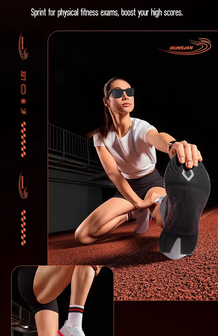 IRUNSVAN Men's Full Palm Carbon Plate Marathon Running Shoes Breathable And Comfortable Sports Shoes