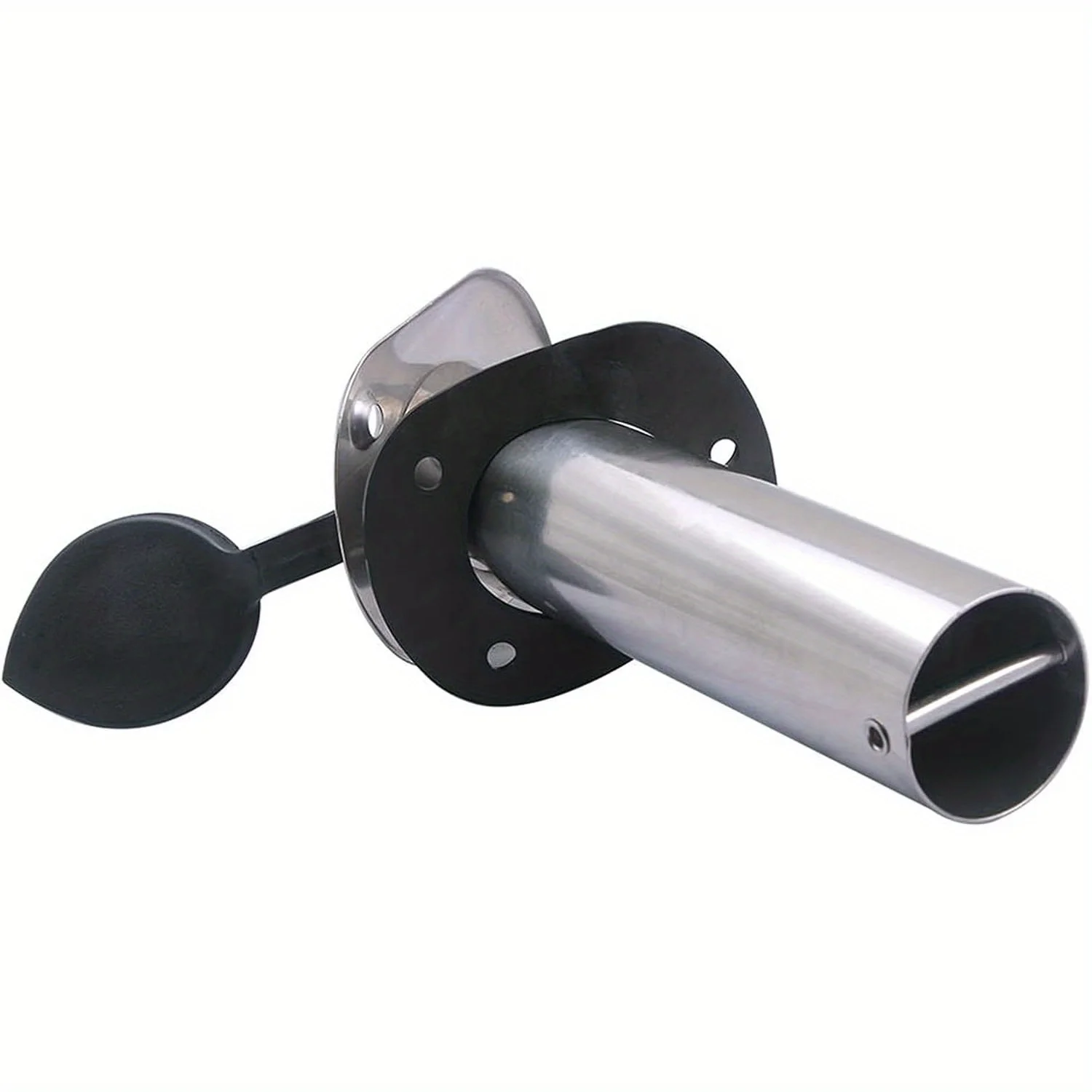 2PCS Boat Stainless Steel Fishing Rod Holder Flush Mount 15/30/90 Degree with PVC Cap Inner Tube and Gasket