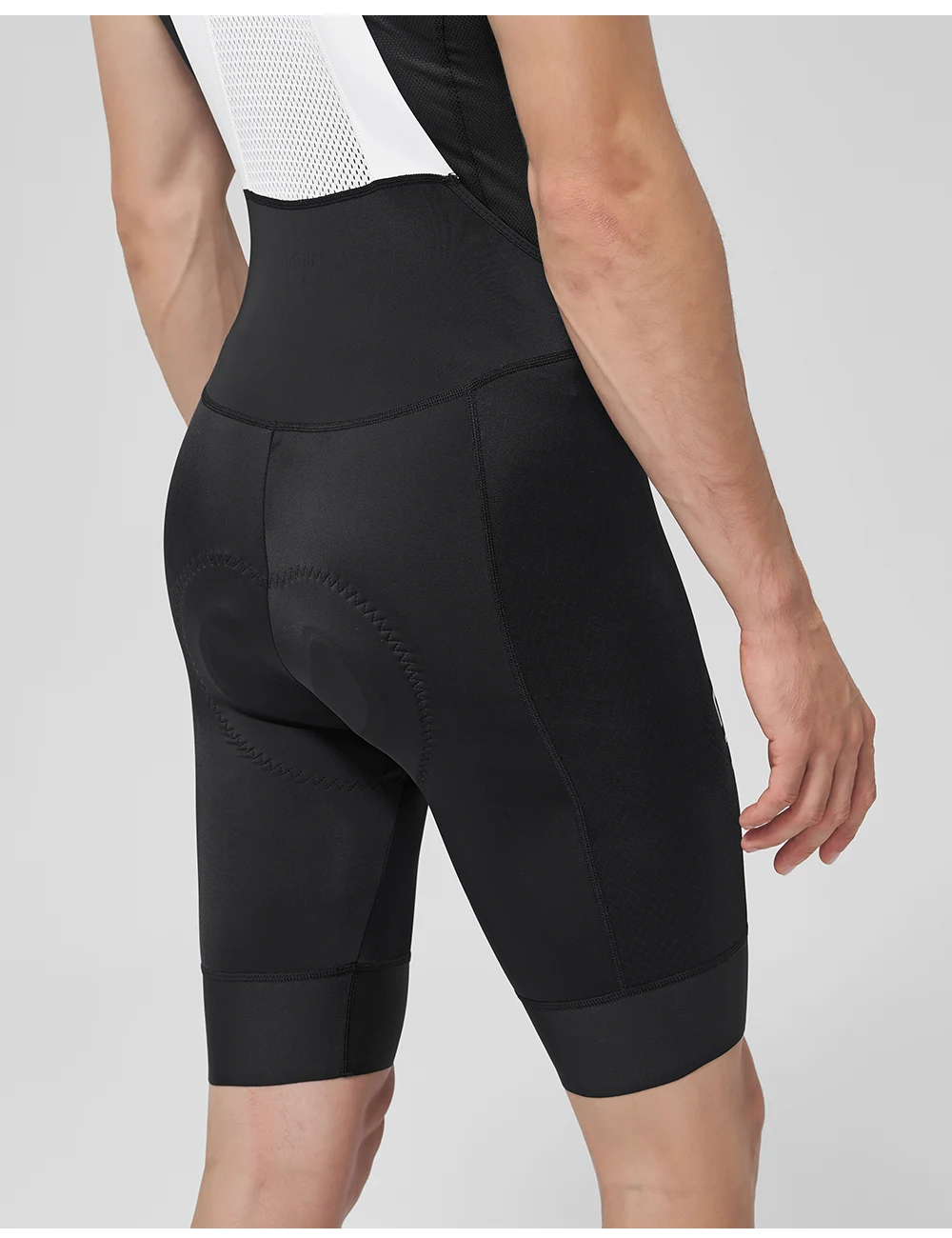 Cheji Men's Cycling Bib Shorts with Anti-slip Webbing Comfortable Cycling Underwear Breathable Cycling Underwear