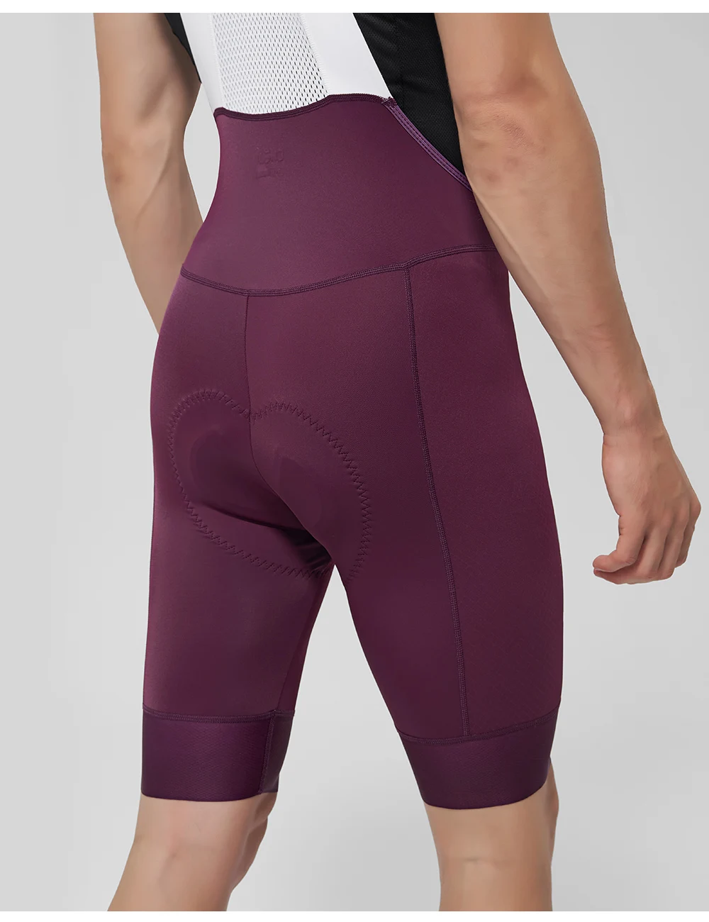 Cheji Men's Cycling Bib Shorts with Anti-slip Webbing Comfortable Cycling Underwear Breathable Cycling Underwear