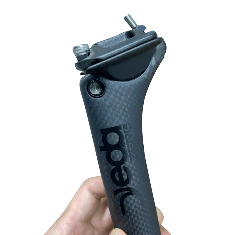 Jeda Super Zero Road Carbon Seatpost Offset 12mm MTB Bike Seat Post 27.2/30.8/31.6 x 350/400mm Bicycle SeatPost Parts
