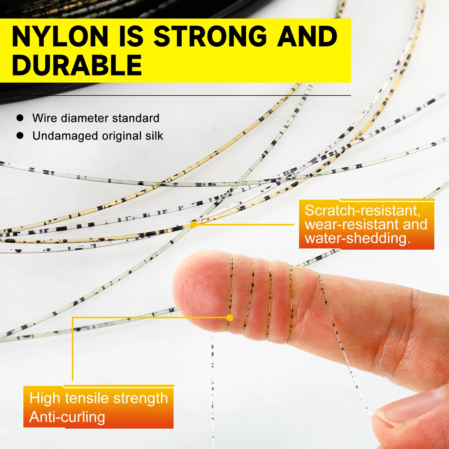 Sougayilang Carp Fishing Line 1000m Nylon Monofilament Line 14-24lb Max Drag Powerful Nylon Line for Carp Fishing