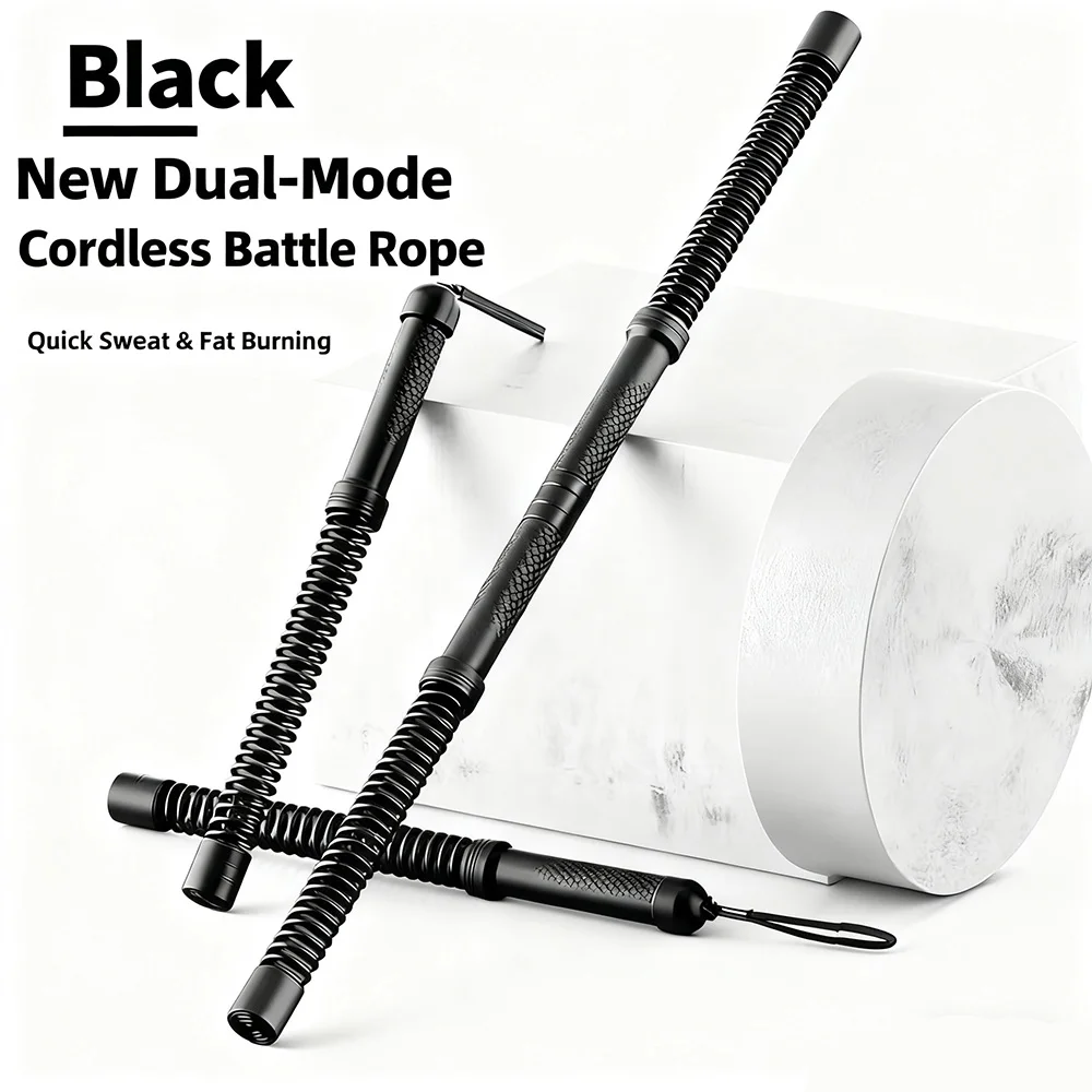 Connectable Power Twister Bar Ropeless Battle Rope Arm Strength Trainer Home Workout Fitness Equipment