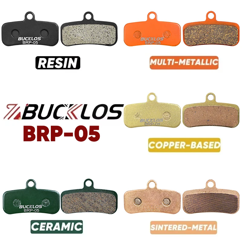 25 Pairs BUCKLOS BRP-05 Bike Disc Brake Pads Ceramic Resin Bicycle Hydraulic Brake Pads for SHIMANO D02S N03A Bicycle Brake Pads