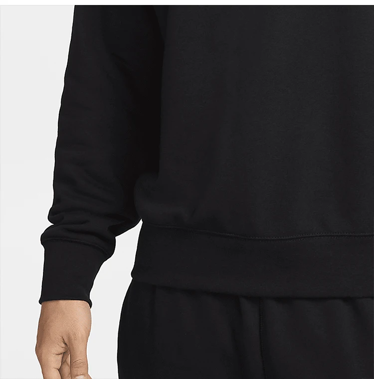 Nike genuine genuine Club Men's French Terry Round Neck Long Sleeve Sweatshirt FZ0765-010