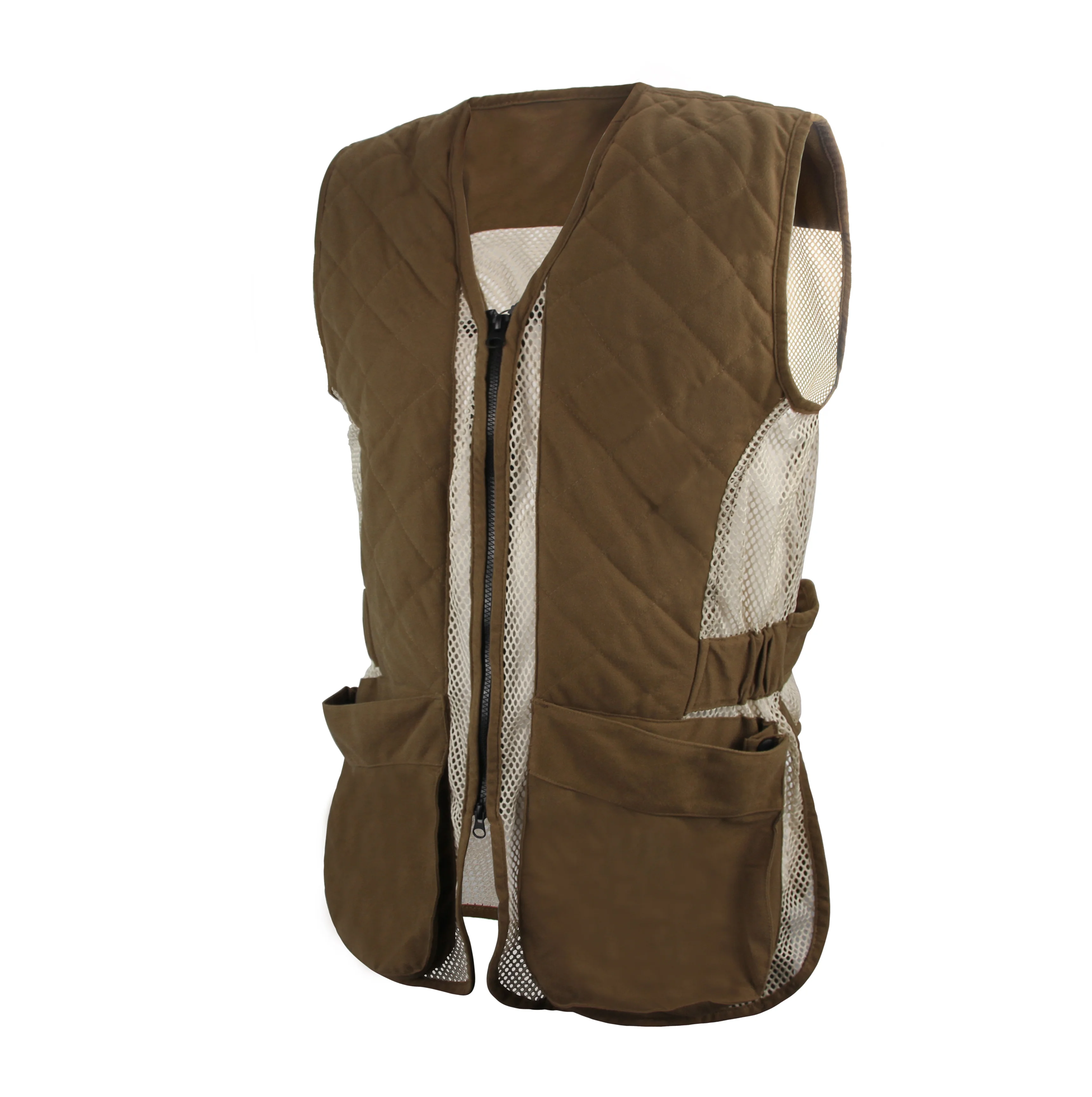 GUGULUZA Breathable Mesh Hunting Vests Multi-Pocket Tactical Vest Outdoor Shooting Training Jacket for Hunting Fishing Hiking