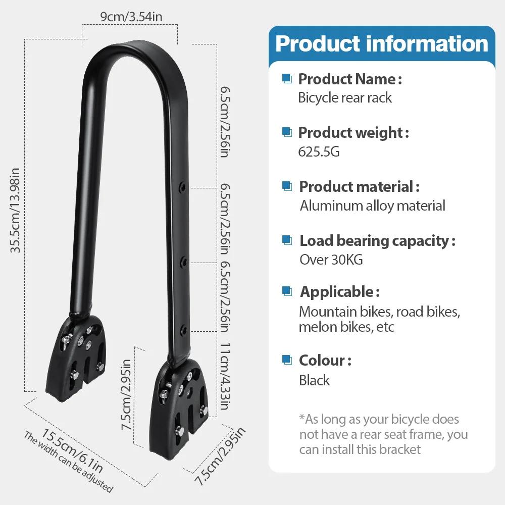 Gravel Bike Aluminum Alloy Bicycle Luggage Carrier Big 10L Capacity Waterproof Travel Bike Bag Bicycle Rear Seat Bag Bikepacking
