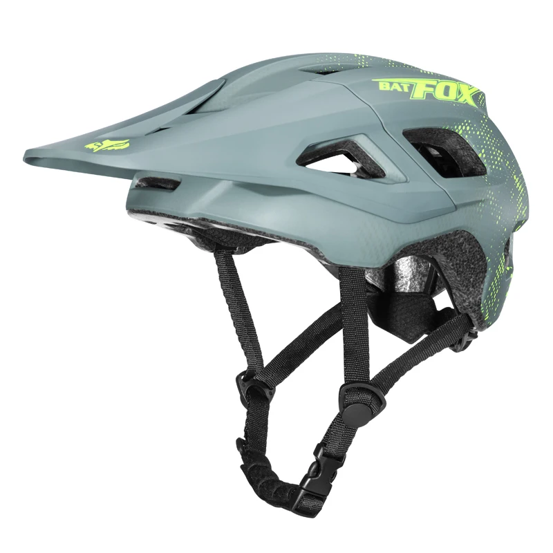 BATFOX Mountain Bike Helmet Can Install a Sports Camera Electric Cycling Gear Safety Cap for Men Women Bat Fox MTB Bicycle Helme