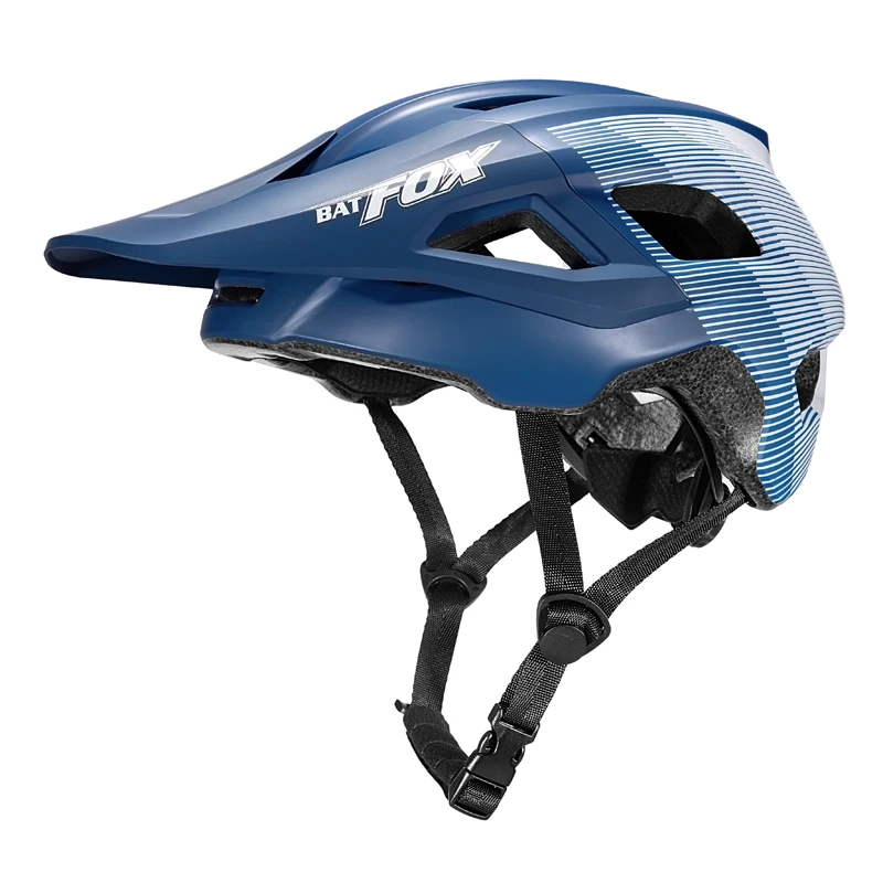 BATFOX Mountain Bike Helmet Can Install a Sports Camera Electric Cycling Gear Safety Cap for Men Women Bat Fox MTB Bicycle Helme