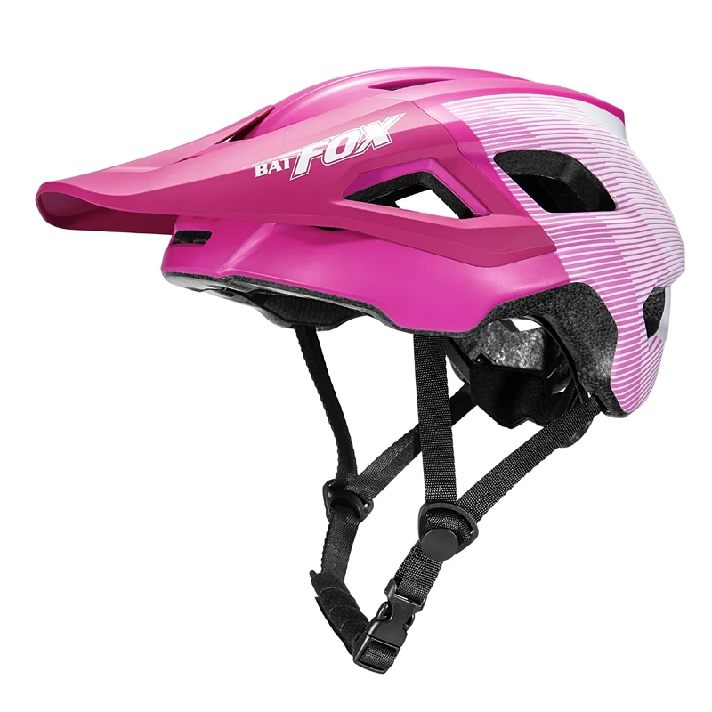 BATFOX Mountain Bike Helmet Can Install a Sports Camera Electric Cycling Gear Safety Cap for Men Women Bat Fox MTB Bicycle Helme