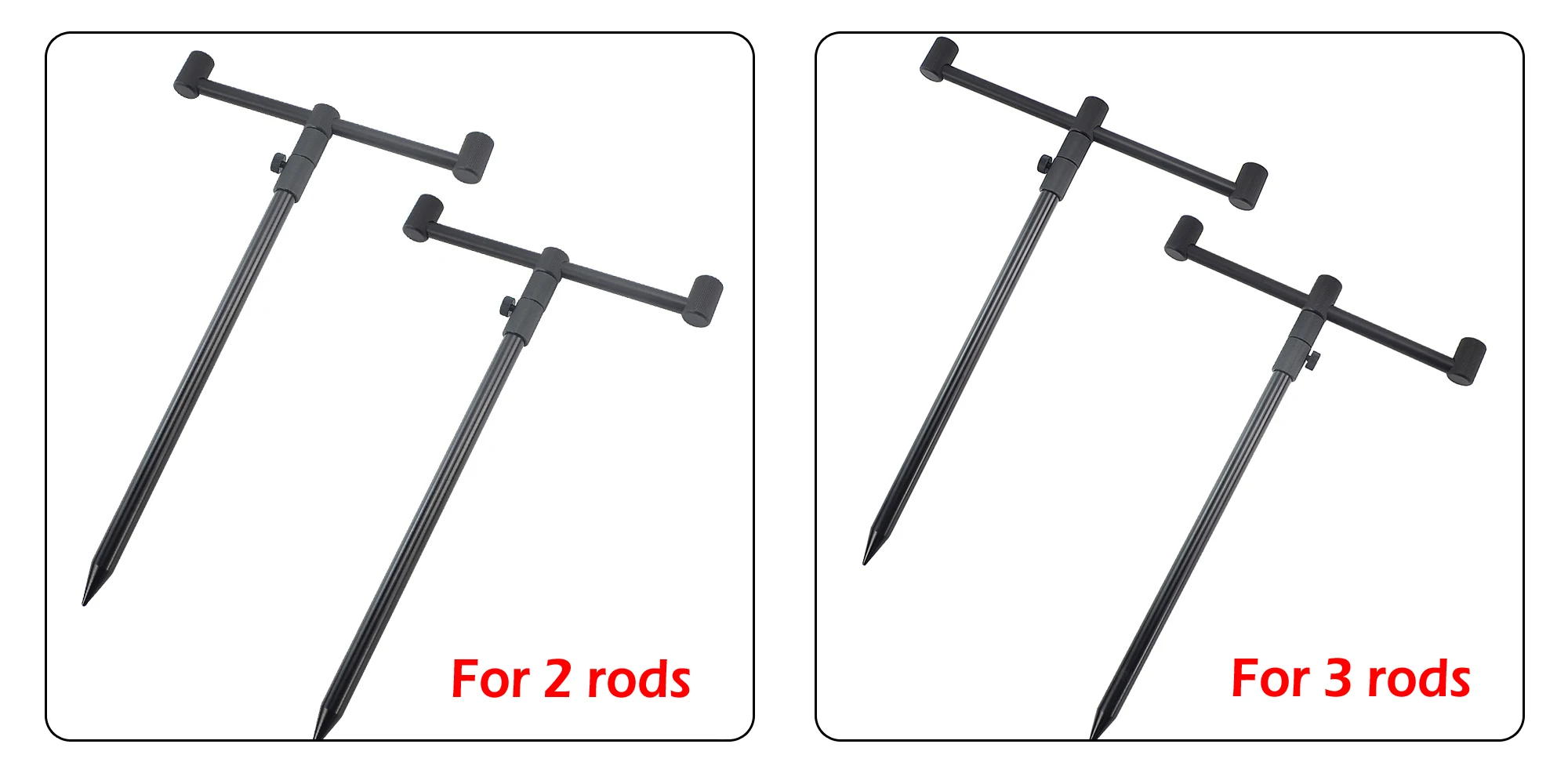 Hirisi Carp Fishing Bite Alarm Set And Swingers Fishing Rod Pod Holder Bank Stick Buzz Bar Carp fishing equipment