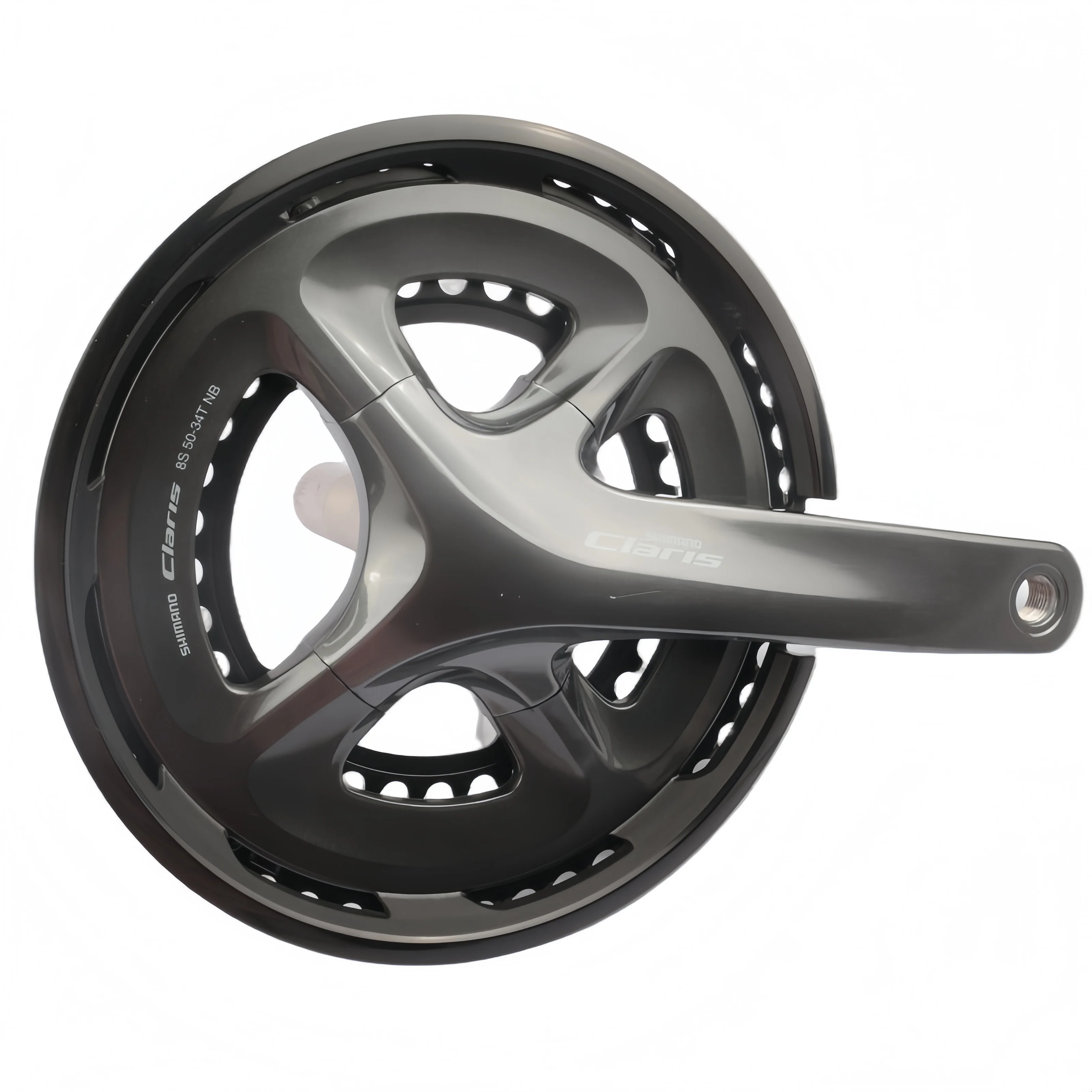 Shimano Claris Series FC-R2000-CG Crankset With Chain Guard Disc 2x8 Speed 170mm 50-34T For Road Bike Original Shimano