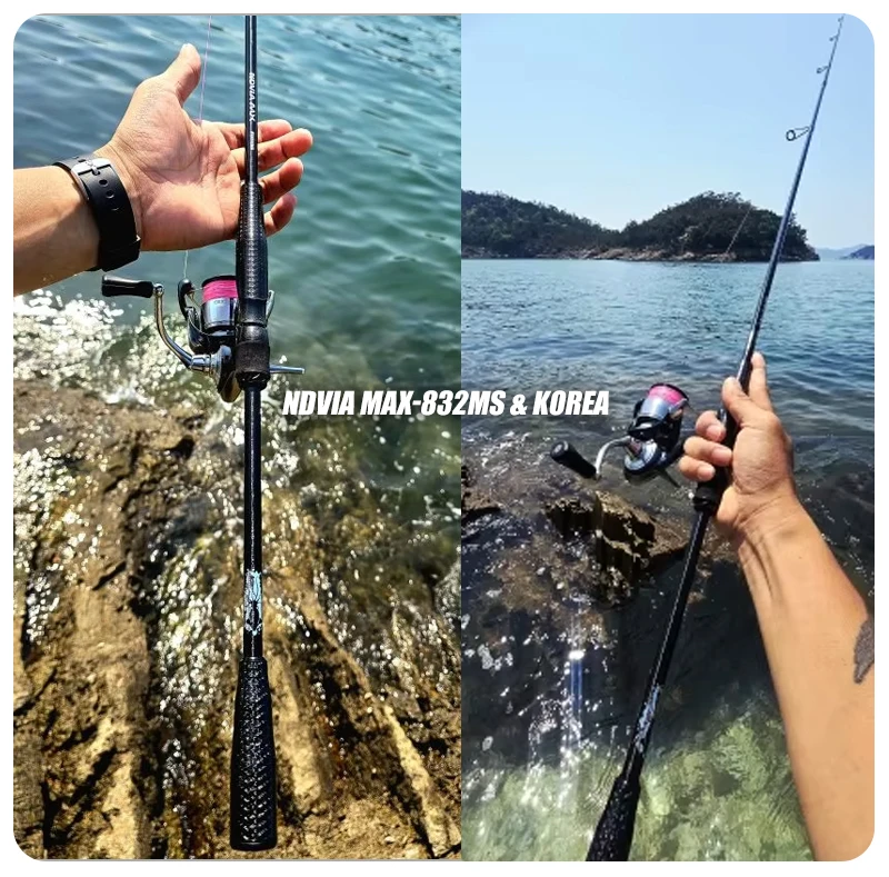 PURELURE NEW NDVIA MAX Ajing And Eging Tubular Tip 8FT 8.3FT 8.6FT 1.2-10G Soft Lure And EGI F/MF Action Perch Pike Zander Squid