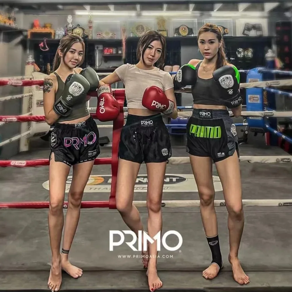Embroidery StyleTraining Muay Thai Gym Fighting Shorts Fitness Combat Sports Pants Boxing Shorts Sweat Pants