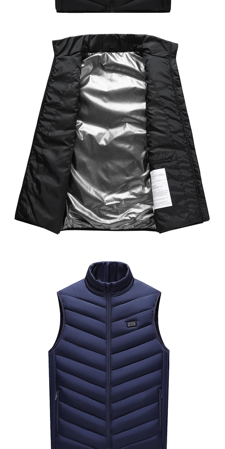 26 Areas Men's Heated Vest Jacket Heated Winter Women's Heated Jacket Thermal Vest Warmer Outdoor Sports Camping Hiking Jacket