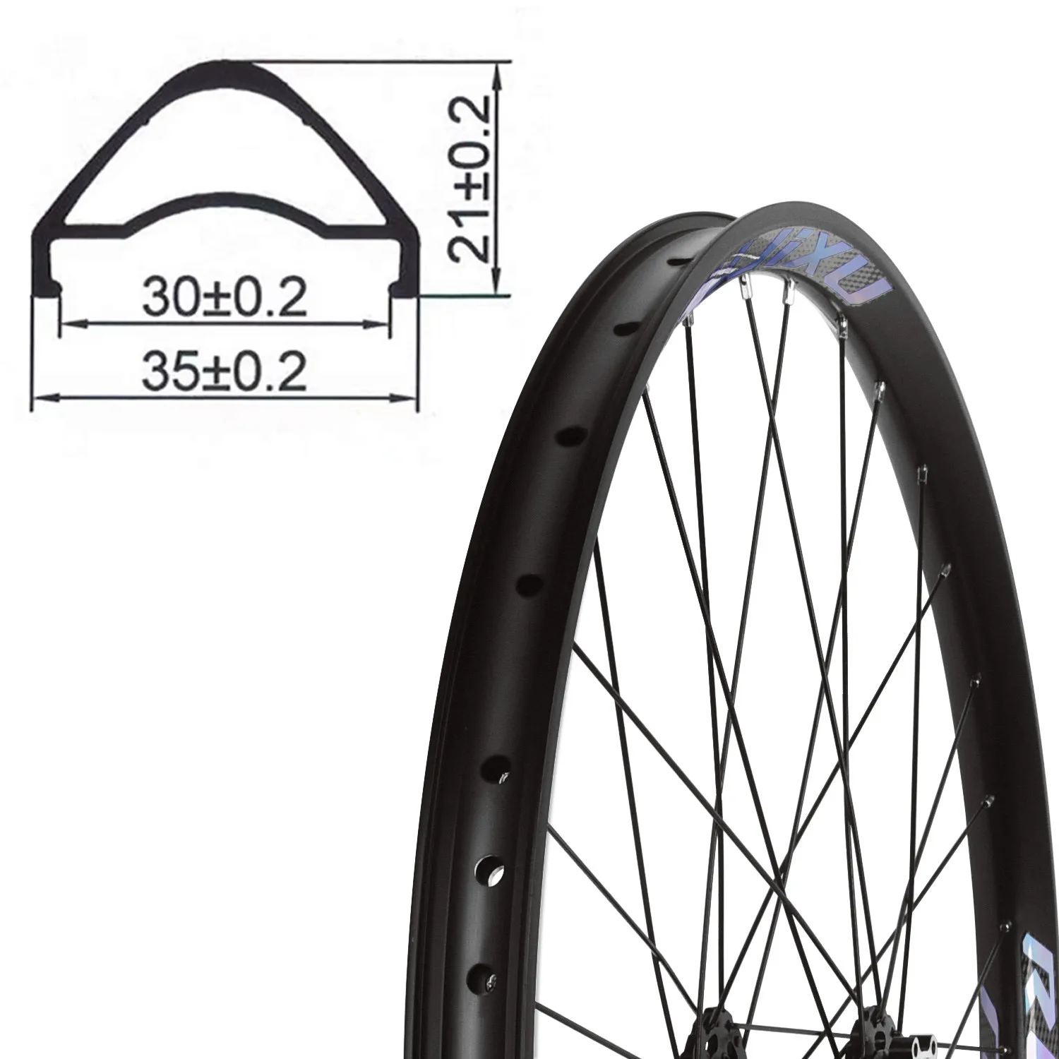 MTB  26 27.5 29 32Holes MTB Bike WheelsetDisc Brake MTB Bicycle AM Enduro DH Wheelset Boost Hub 100 142 Thru Axle 135QR